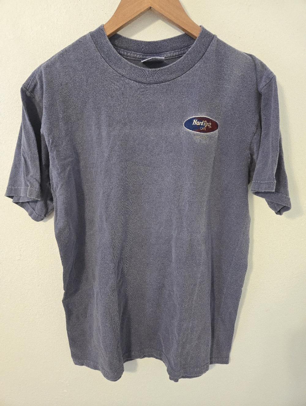 Vintage Hard Rock Cafe T Shirt Mens Small Orlando Florida Made In USA 90s Faded